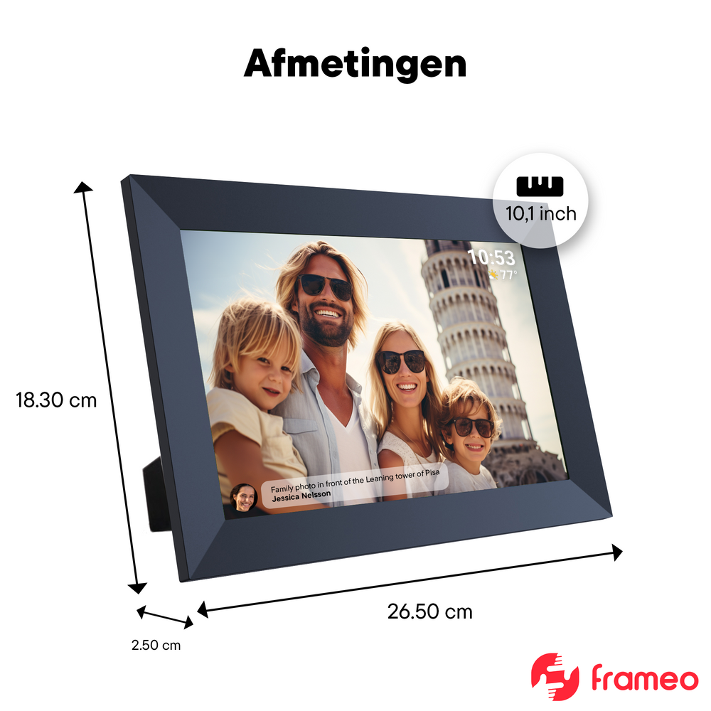 Denver Digitale fotolijst 10.1 inch Full HD Frameo App Fotokader